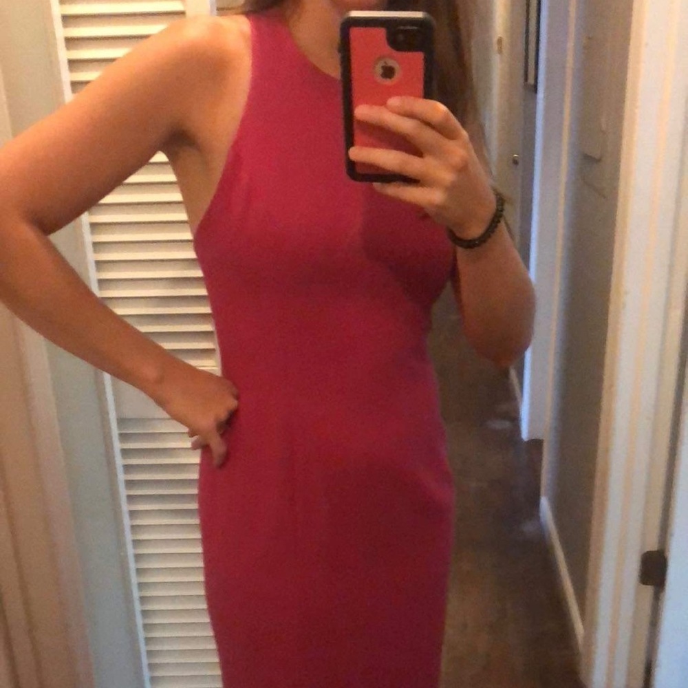 Vintage HOT Pink Dress